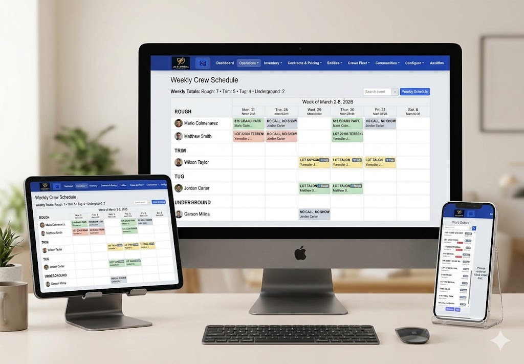 Jobrithm product view on device